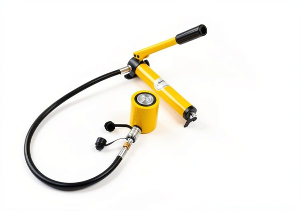 20T Mini Hydraulic Cylinder Jack BBTEQEKN Yellow Single-Acting-5