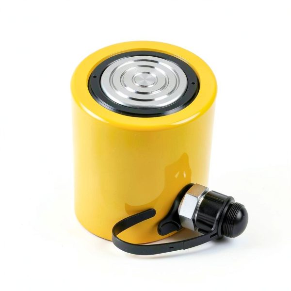 20T Mini Hydraulic Cylinder Jack BBTEQEKN Yellow Single-Acting-2