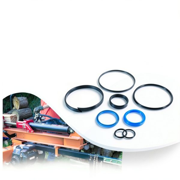 Hydraulic Log Splitter Cylinder Rebuild Seal Kit 4.0"Bore x 1.75"Rod,-5